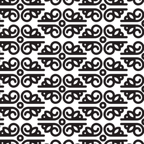 black ornamental patterns on transparent background - Download Free Stock Videos Pikwizard.com