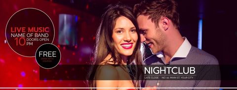 Joyful Couple Relishing Nightclub Live Music Experience