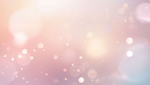 Glowing Pastel Bokeh Backdrop with Soft Floating Orbs, Sparkles and Dreamy Light Effects