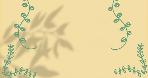 Abstract Foliage on Soft Orange Background - Download Free Stock Images Pikwizard.com