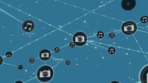 Digital Media Network Connections and Data Flow