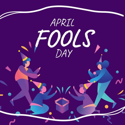 april fools day celebration with lively illustrations - Download Free Stock Templates Pikwizard.com