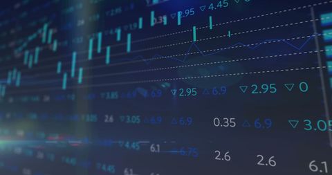 Abstract Stock Market Chart with Financial Data - Download Free Stock Images Pikwizard.com