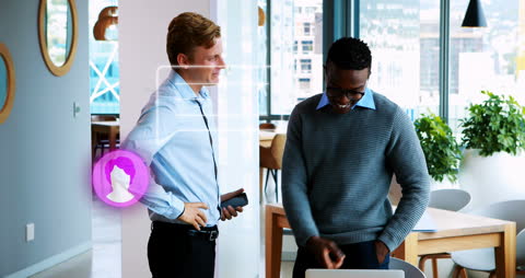 Business Conference with Networking and Technology