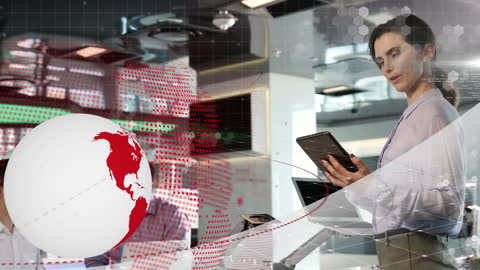 Digital Global Data Vertical Interaction in Business Conference