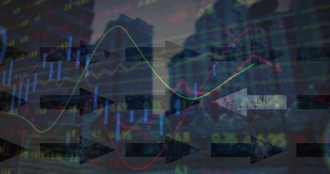 data analysis overlay on urban cityscape - Download Free Stock Images Pikwizard.com