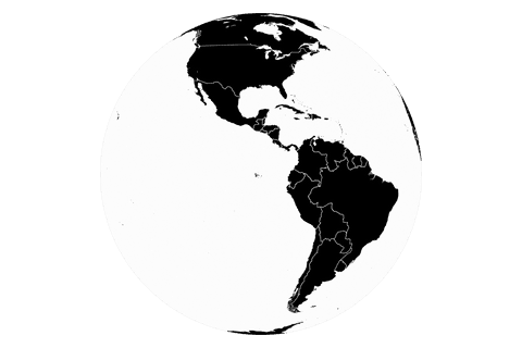 transparent globe showing north and south america detail - Download Free Stock Videos Pikwizard.com