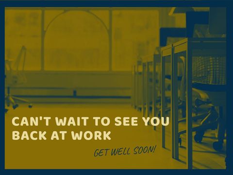 supportive office environment for colleague's return - Download Free Stock Templates Pikwizard.com