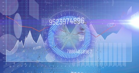 Digital Data Visualization with Numeric Scanning Graphics - Download Free Stock Images Pikwizard.com