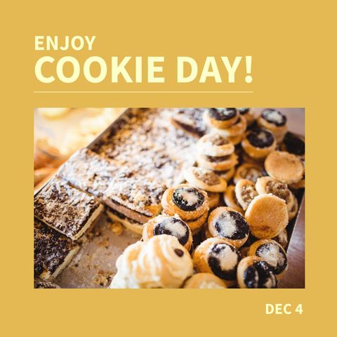 Celebrating Cookie Day with Assorted Cookies and Pastries - Download Free Stock Templates Pikwizard.com