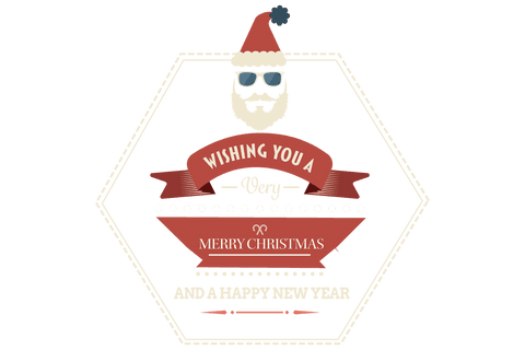 Retro Christmas Design with Santa Claus on Transparent Background - Download Free Stock Videos Pikwizard.com