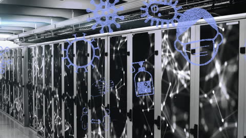 Digital Network Overlay on Computer Servers in Data Center