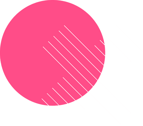 floating pink circle crossing white diagonals on transparent background - Download Free Stock Videos Pikwizard.com