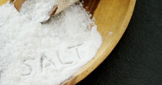 Himalayan Pink Salt in Wooden Spoon Close-up - Download Free Stock Images Pikwizard.com