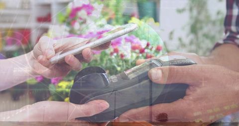 Contactless Payment with Finance and Environmental Overlay - Download Free Stock Images Pikwizard.com