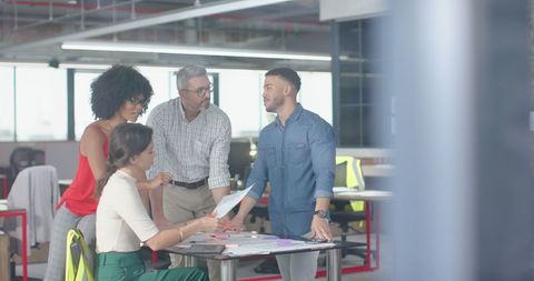 Diverse Architect Team Strategizing in Modern Office - Download Free Stock Images Pikwizard.com