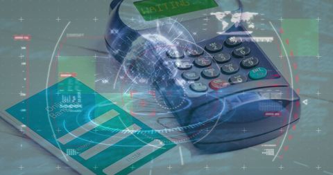 Digital Finance Integration with Smartphone and Payment Terminal - Download Free Stock Images Pikwizard.com