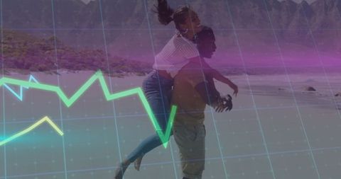 Blending Romance and Technology at Beach