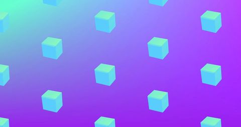 abstract blue cubes on gradient purple background - Download Free Stock Images Pikwizard.com