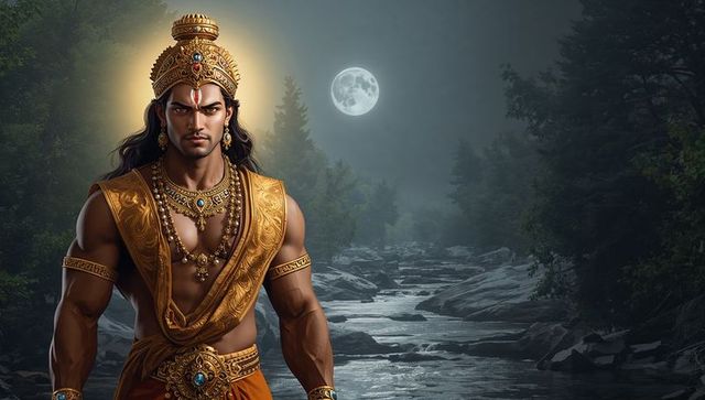 Regal Warrior Under Moonlight: Merging Mythology and Royalty