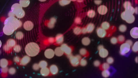 Dynamic Abstract Visualization with Scanning Effects