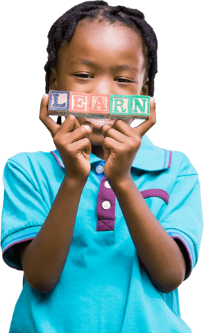 Smiling Boy Showing Transparent Blocks Spelling 'LEARN' - Download Free Stock Videos Pikwizard.com