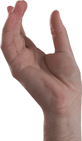 isolated hand pretending to hold object visible - Download Free Stock Videos Pikwizard.com