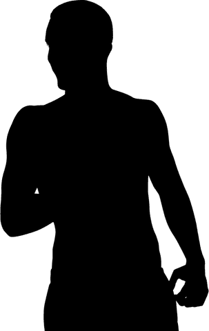 Outline of Sportsman Standing on Transparent Background - Download Free Stock Videos Pikwizard.com
