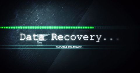 Digital Data Recovery Interface with Loading Effect - Download Free Stock Images Pikwizard.com
