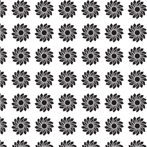 Black Floral Pattern on Transparent Background Vector Design - Download Free Stock Videos Pikwizard.com
