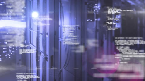 Futuristic Data Processing in Computer Server Room