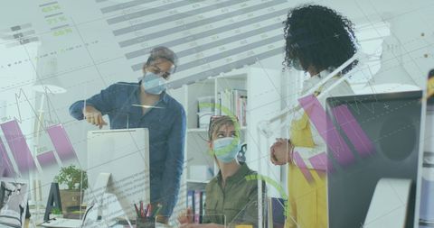 Team Collaboration in Office with Overlay of Financial Data