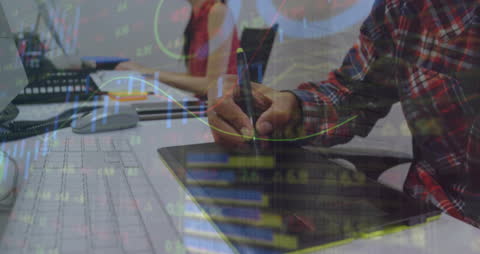 Financial Data Analysis with Digital Tools in Modern Office