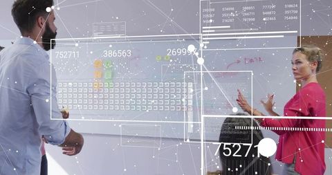 Collaborating at Whiteboard with Augmented Data Overlays and Live Analytics