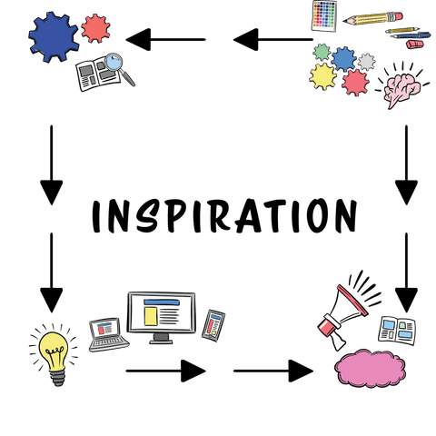 Inspiration and Creativity Elements on Transparent Background - Download Free Stock Videos Pikwizard.com