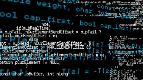 Dynamic Data Code Flow on Digital Screen