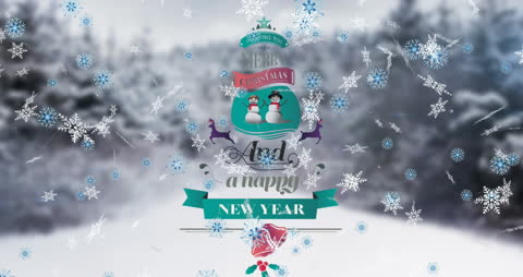 Festive Christmas and New Year Winter Wonderland Design