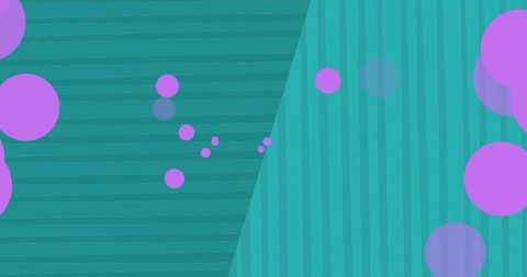 Abstract Purple Light Patterns on Green Striped Background