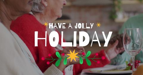 Holiday Celebration with Friends and Festive Decor