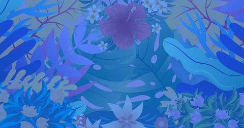 Colorful parrots amidst vibrant jungle foliage