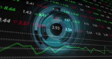 Data Analysis Visualization with Digital Scanning Concept
