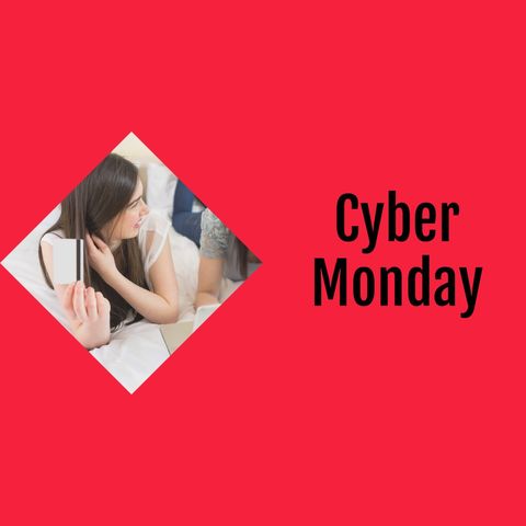 cyber monday shopping online with friends using laptop and credit card - Download Free Stock Templates Pikwizard.com