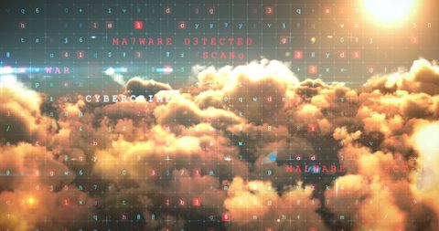 Abstract Cybersecurity Data and Cloud Concept Illustration - Download Free Stock Images Pikwizard.com