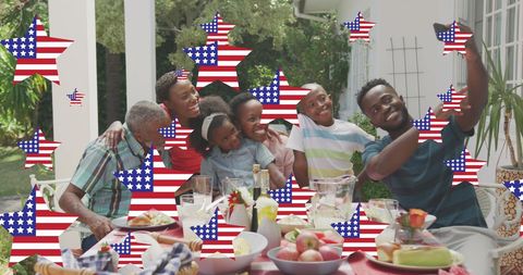 Festive Family Picnic: Celebrating American Patriotism - Download Free Stock Images Pikwizard.com