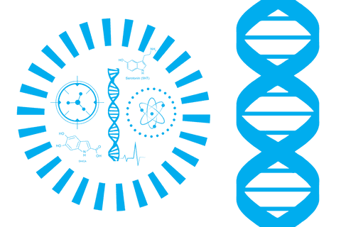 scientific data processing with transparent dna strand visualization - Download Free Stock Videos Pikwizard.com