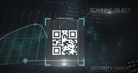 Digital QR Code Scanning on Advanced Interface - Download Free Stock Images Pikwizard.com