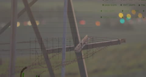 Digital Data Analysis with Wind Turbine and Power Lines