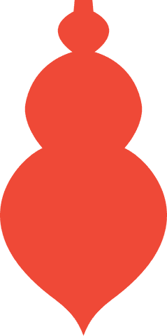 red abstract ornament shape with transparent background - Download Free Stock Videos Pikwizard.com