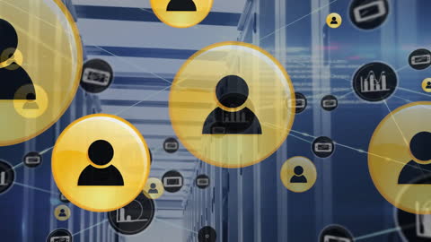 Digital Network Design with Data Transfer in Server Room