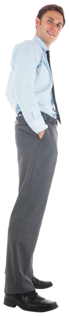 Confident Businessman Standing Transparent Background Full-Length - Download Free Stock Videos Pikwizard.com